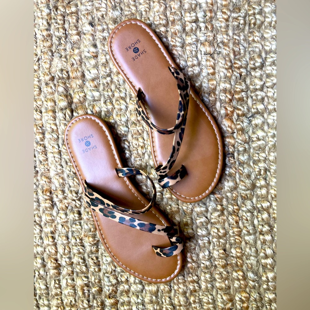 Leopard Print Sandals